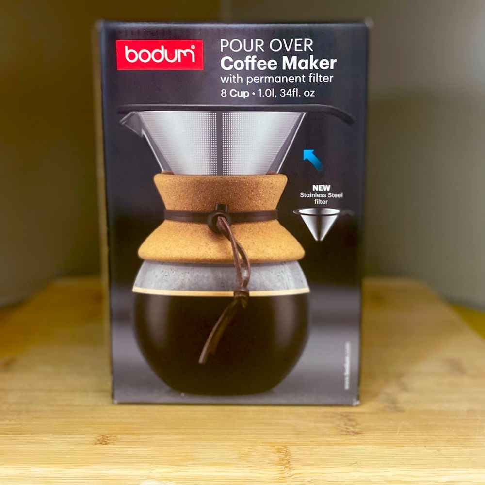 Pour Over Coffee Maker with Permanent Filter